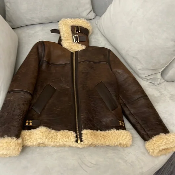 Sandro | Jackets & Coats | Sandro Marron Fonc Sheep 